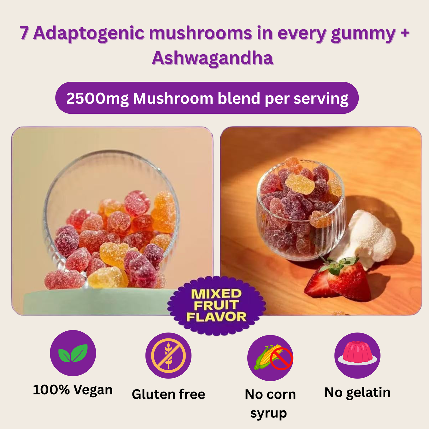Beautiqe™ Mushroom Gummies