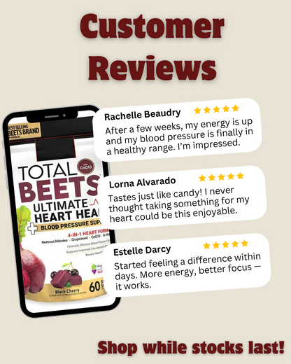 Total Beets™ – Clean Energy + Heart Support (Limited Time Deal)