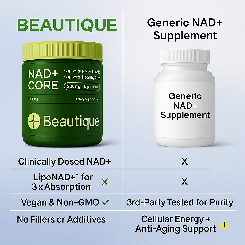 BEAUTIQUE™ - NAD+ Anti-Aging Supplement