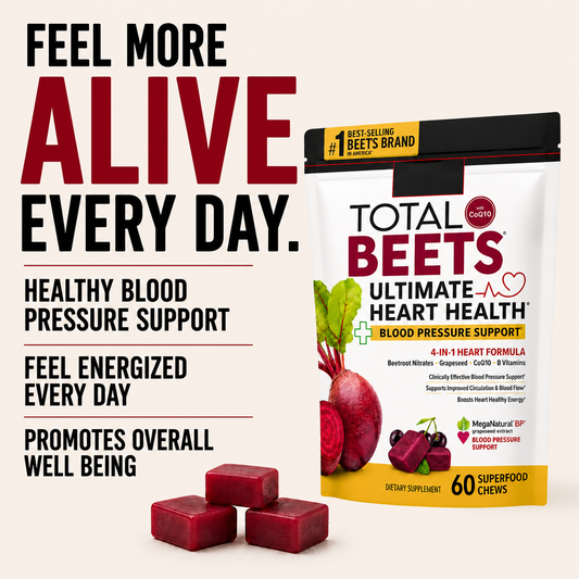 TOTAL BEETS™ – Blood Pressure Support + Strengthening Heart Health