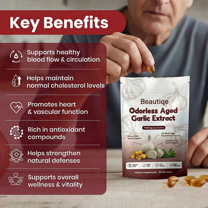 AGED GARLIC EXTRACT - 7500MG ODORLESS SOFTGELS